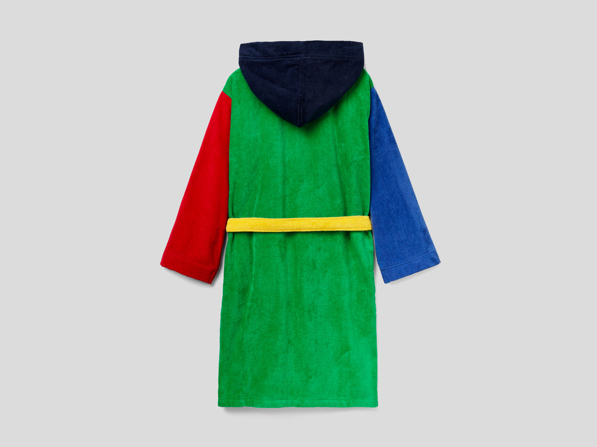 Accappatoio color block