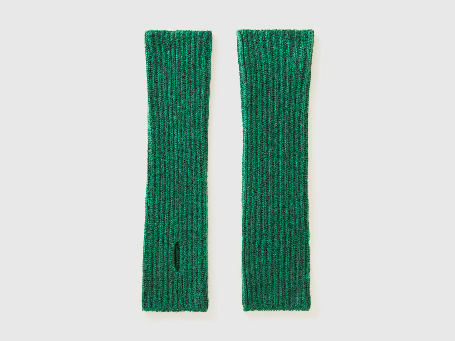 Manicotti in misto lana da donna verde | Benetton Outlet
