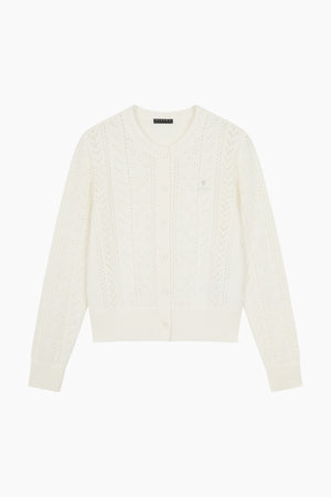 Cardigan traforato