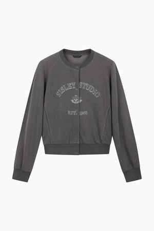 Felpa effetto bomber "Sisley Studio"