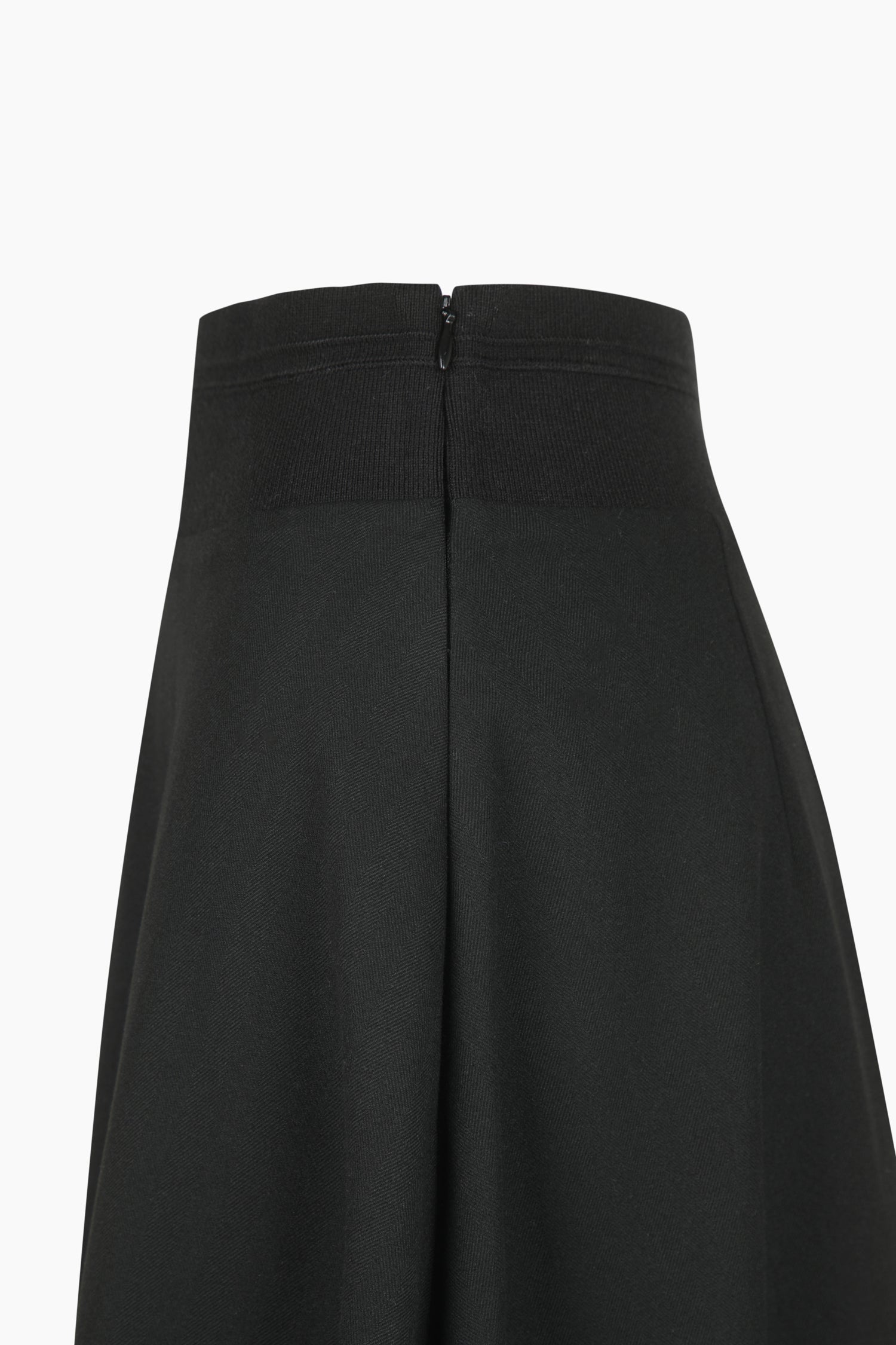 Gonna midi asimmetrica da donna nero 3 | Sisley Outlet
