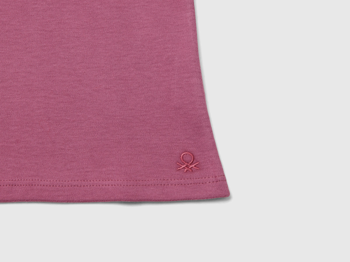 T-shirt dolcevita in caldo cotone bio