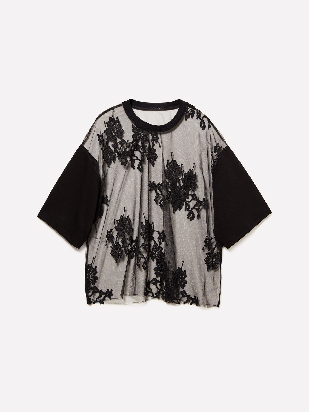 T-shirt in pizzo
