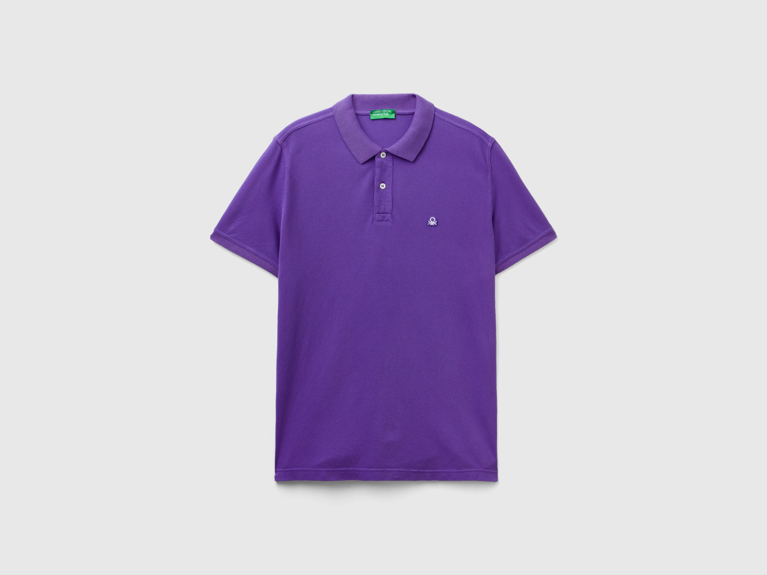 Polo regular fit da uomo viola | Benetton Outlet