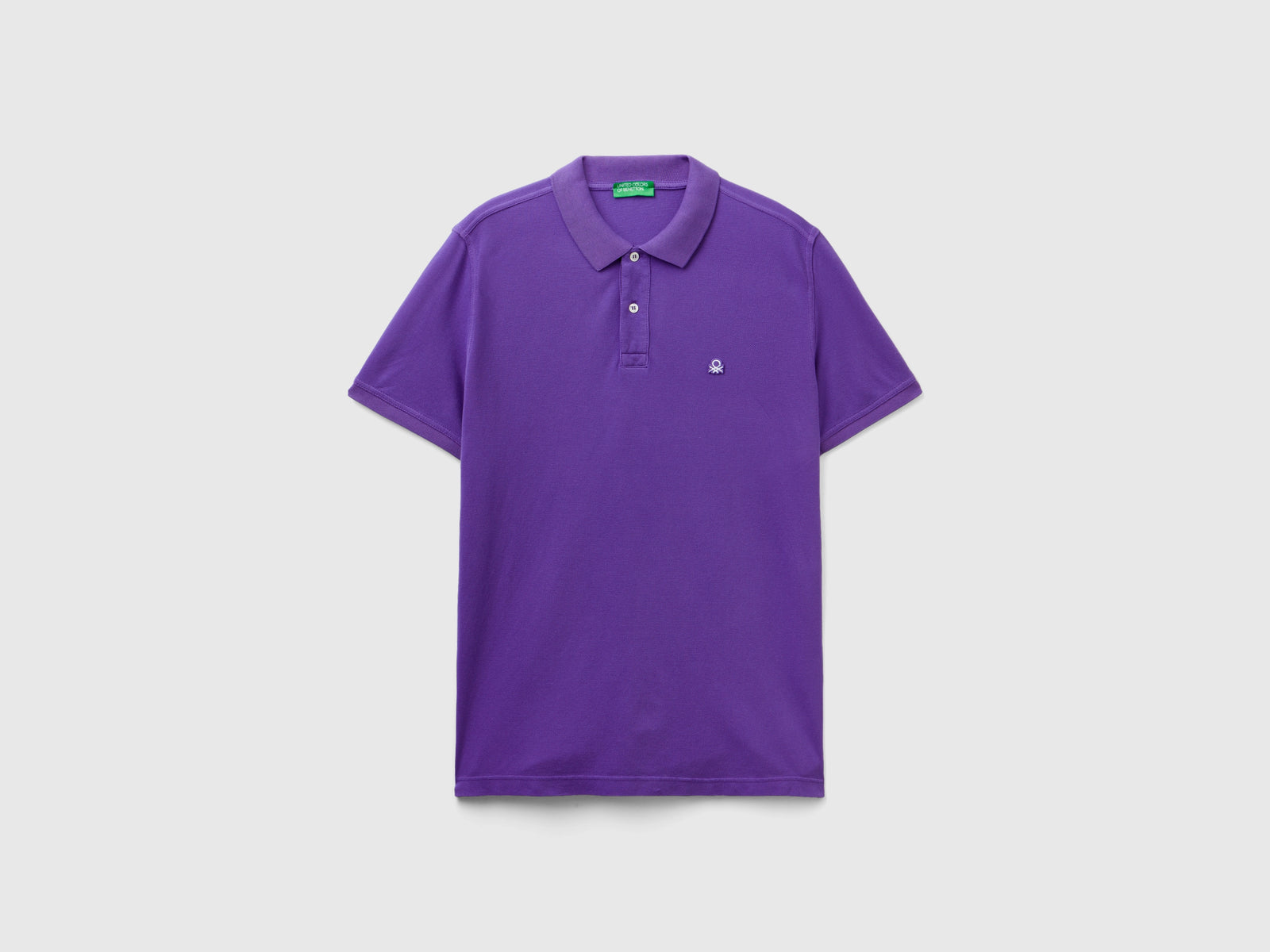 Polo regular fit da uomo viola | Benetton Outlet