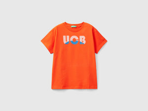 T-shirt 100% cotone bio con logo