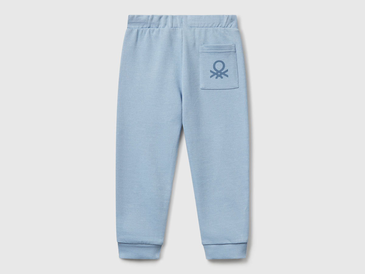 Pantaloni in cotone con logo