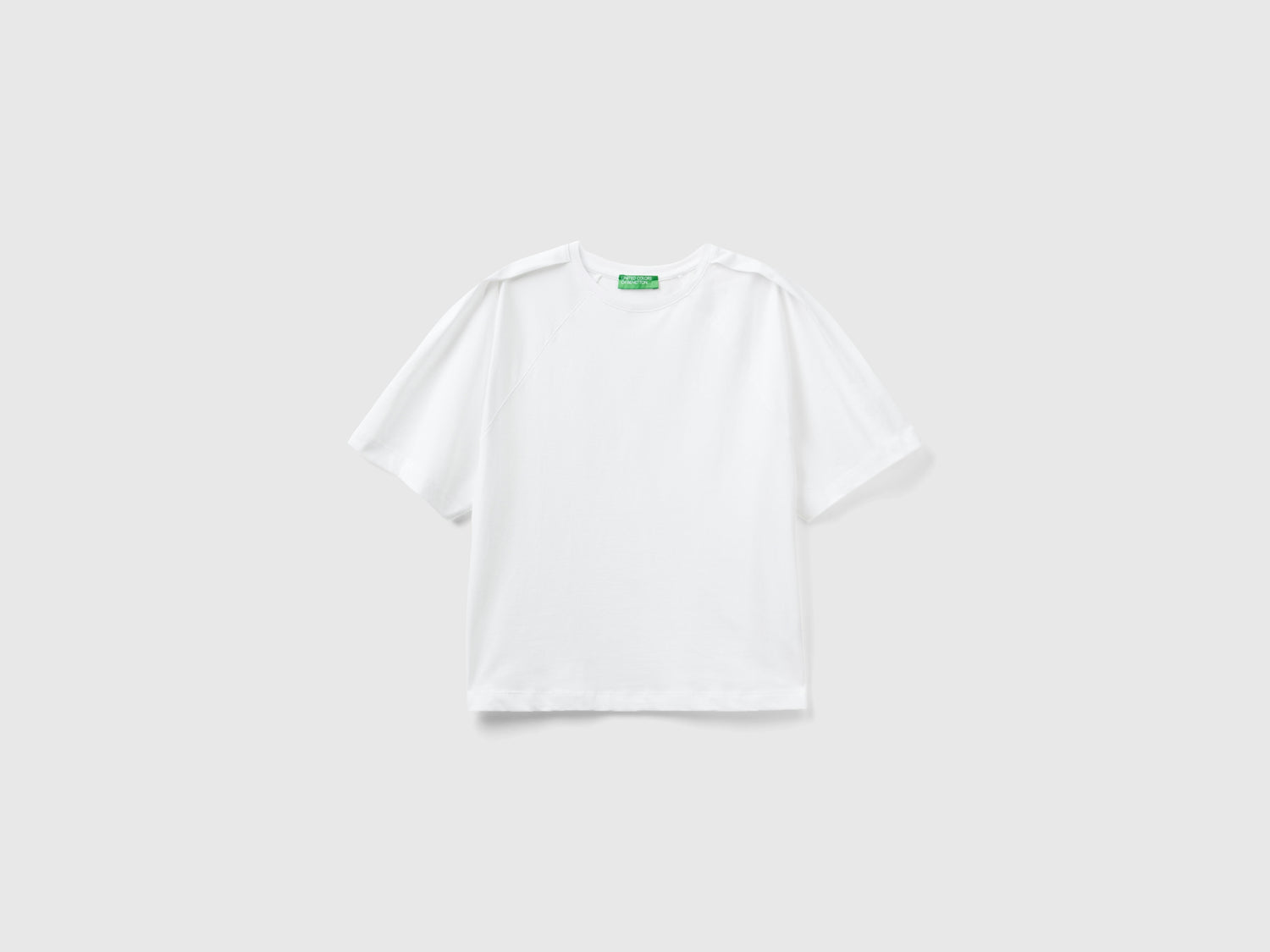Maglietta boxy fit da donna bianco | Benetton Outlet