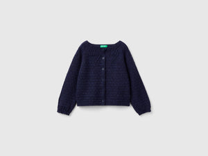 Cardigan con dettagli traforati