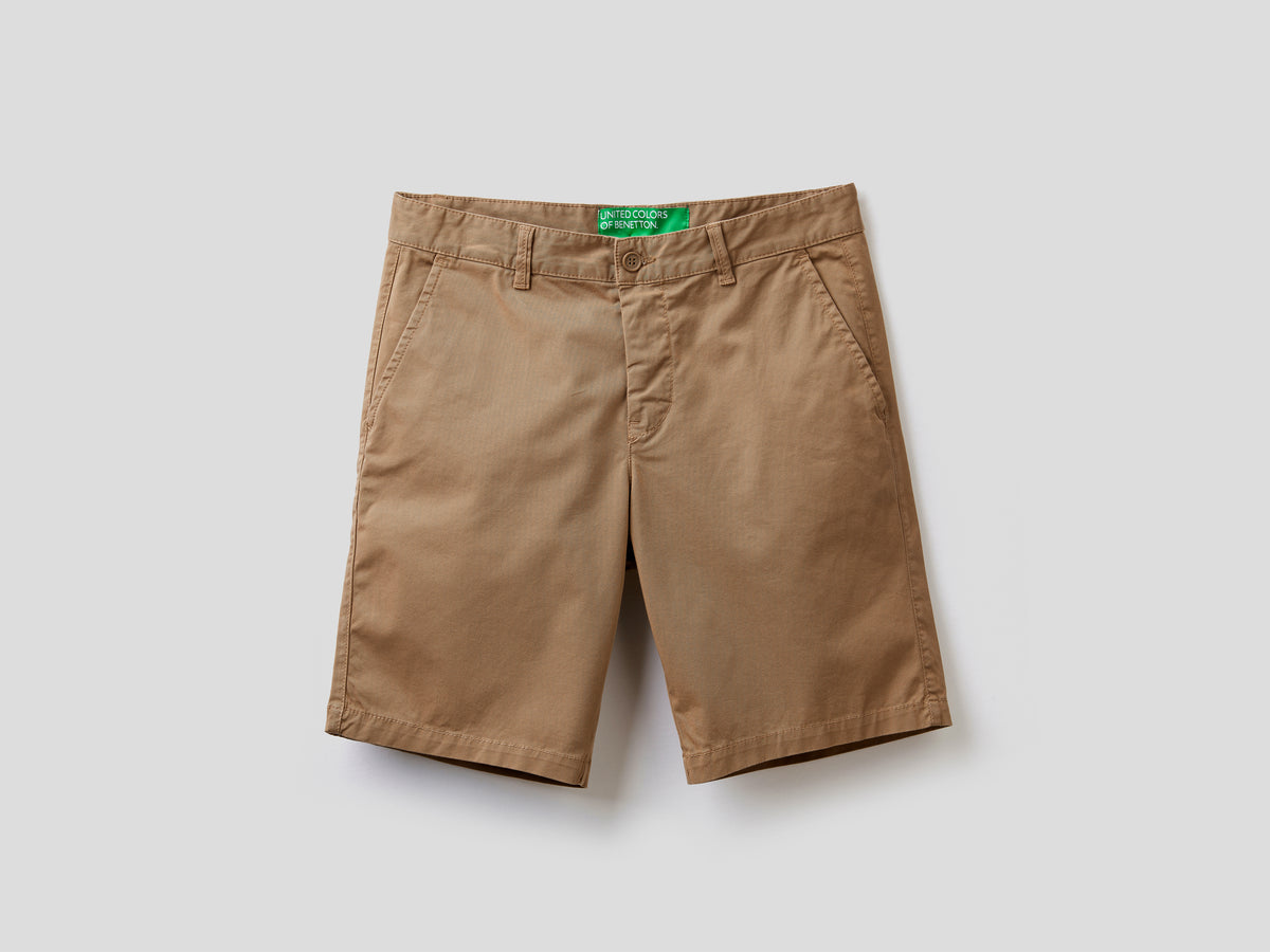 Bermuda chino in cotone stretch