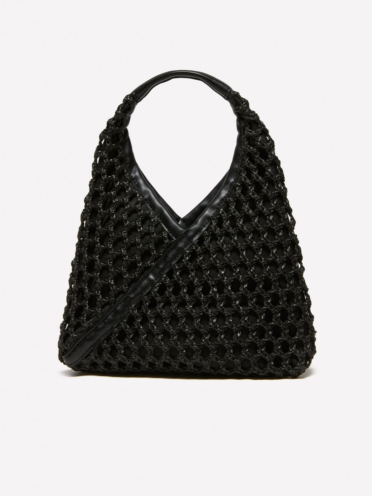 Crochet-look bag