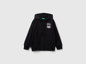 Felpa con zip e cappuccio