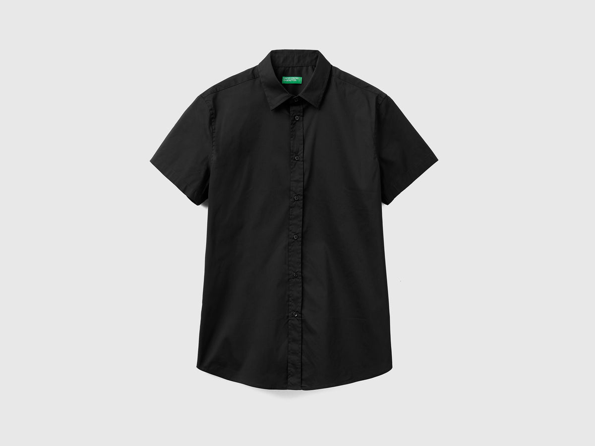 Camicia slim fit a manica corta