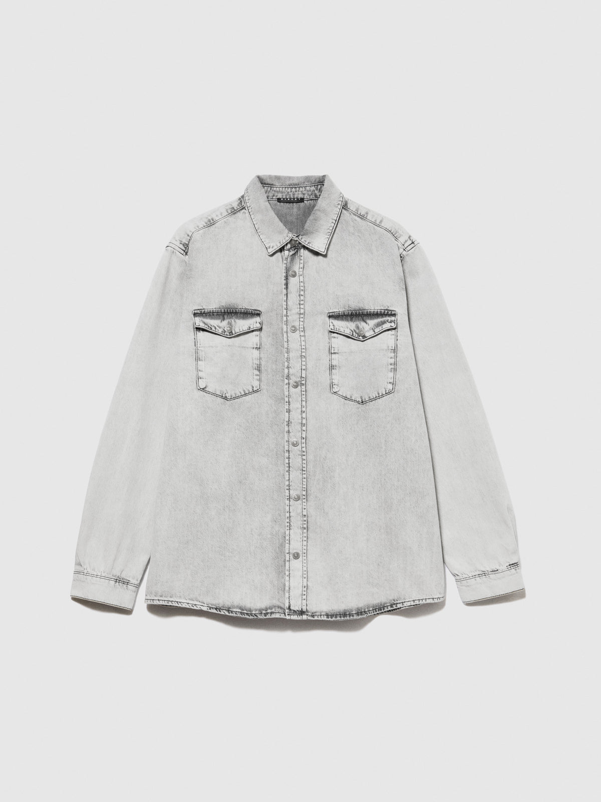 Camicia di jeans lavaggio acid