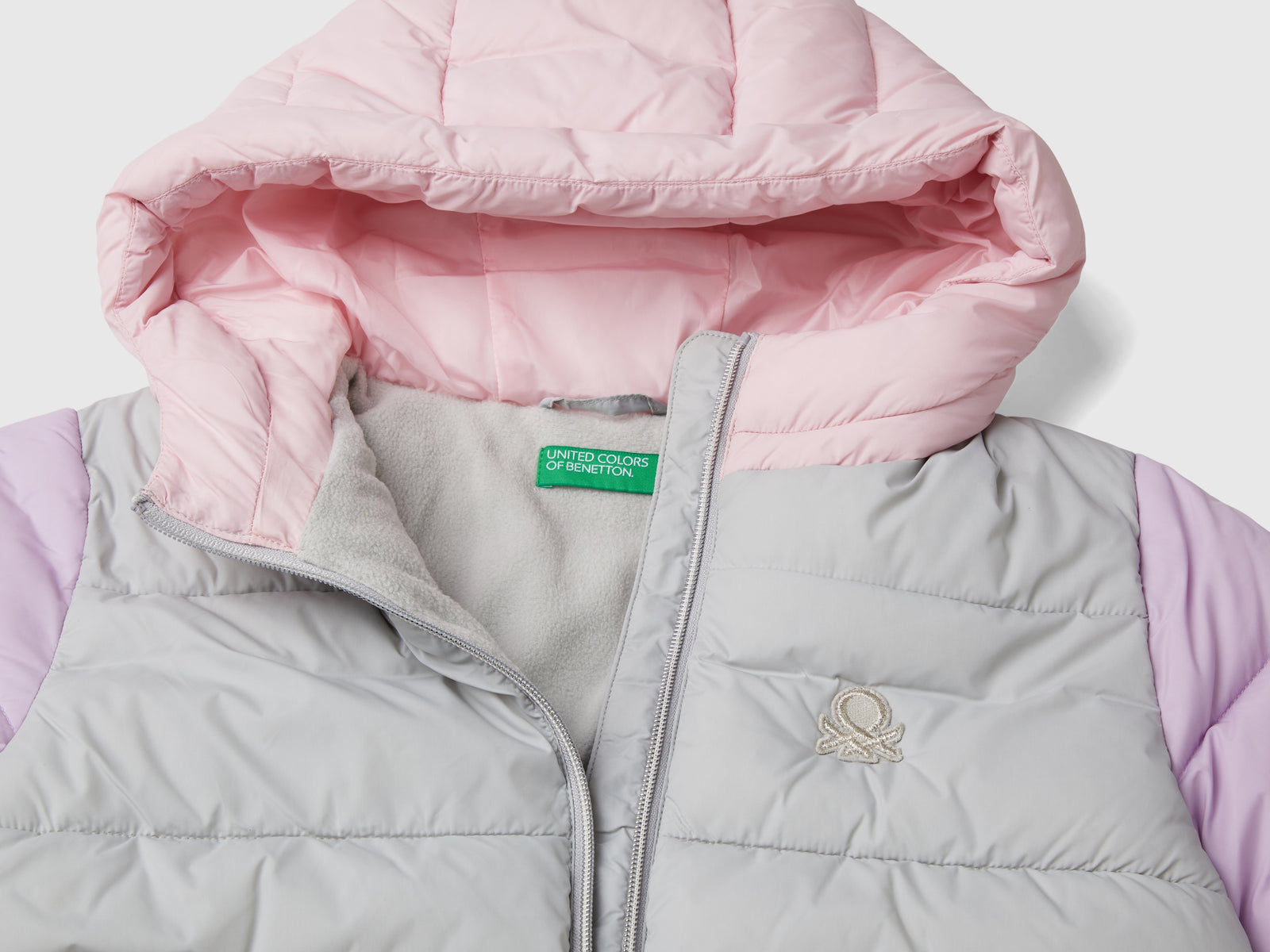 Giubbotto in nylon "Rain Defender" da bambina multi-color 3 | Benetton Outlet
