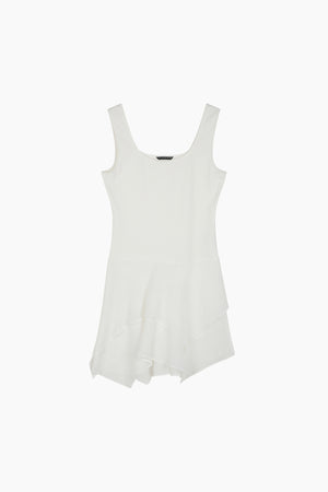 Vestito corto asimmetrico