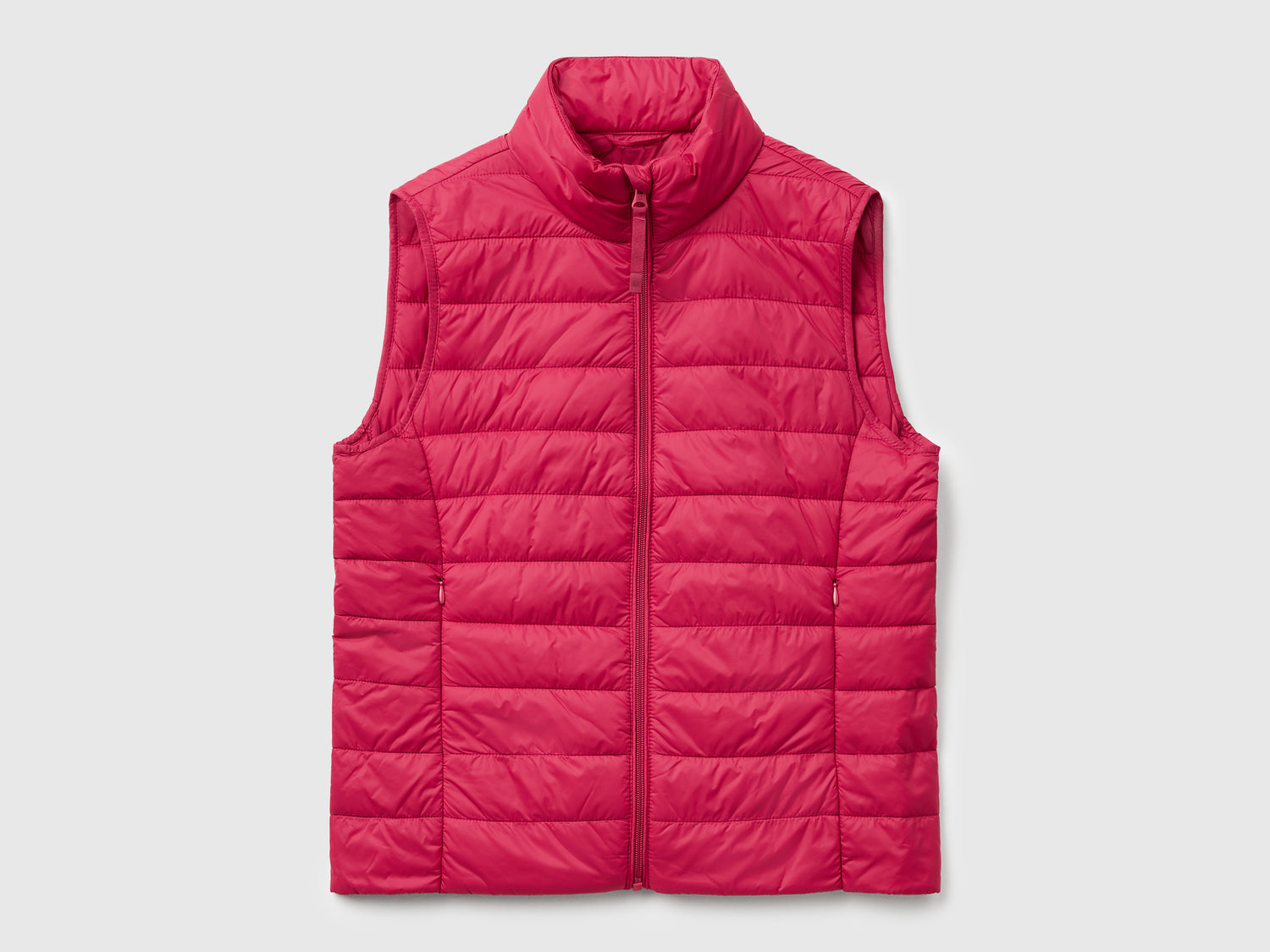 Smanicato slim fit imbottito da donna fucsia | Benetton Outlet