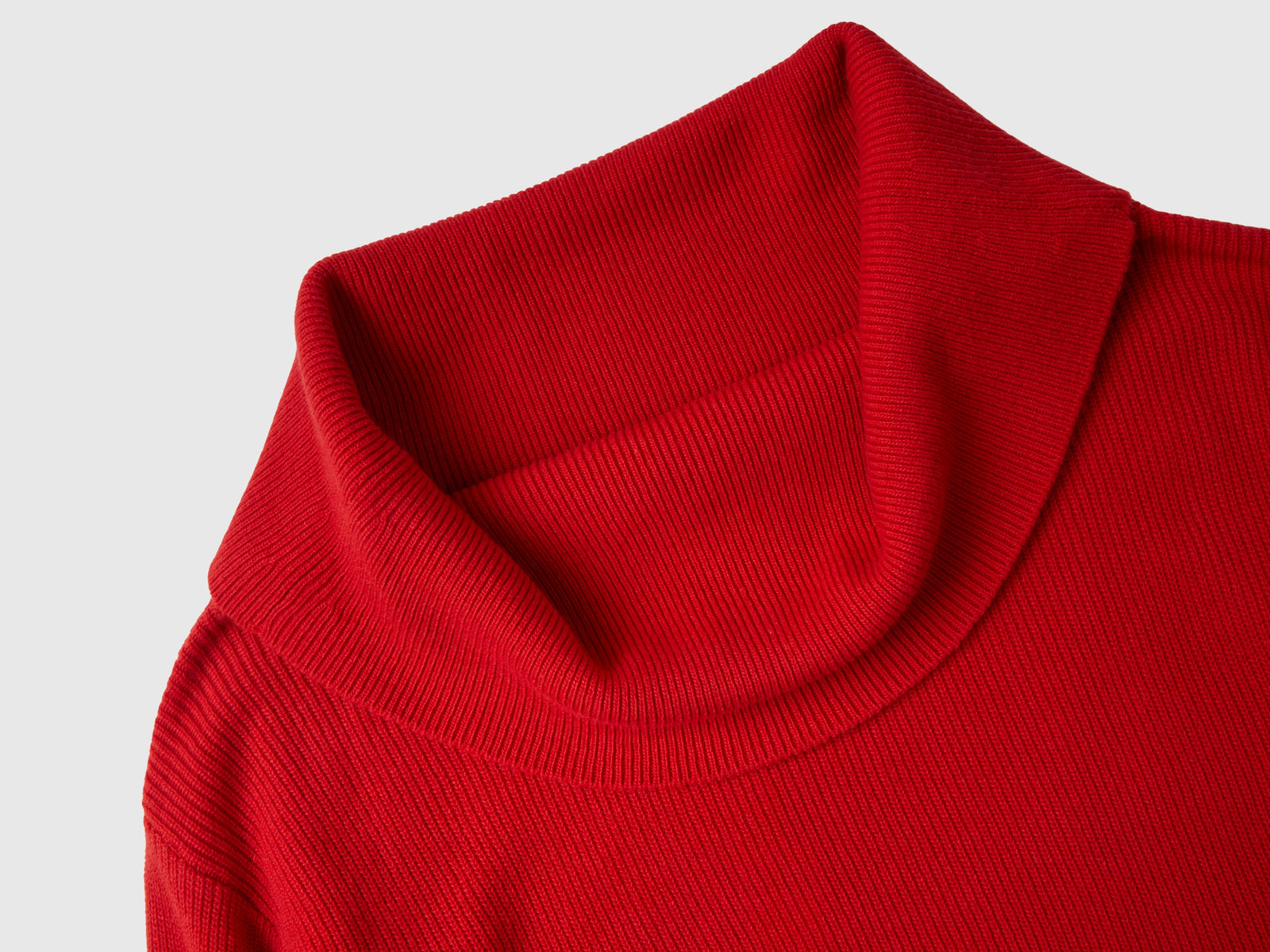 Maglia con spalle scoperte da donna rosso 3 | Benetton Outlet