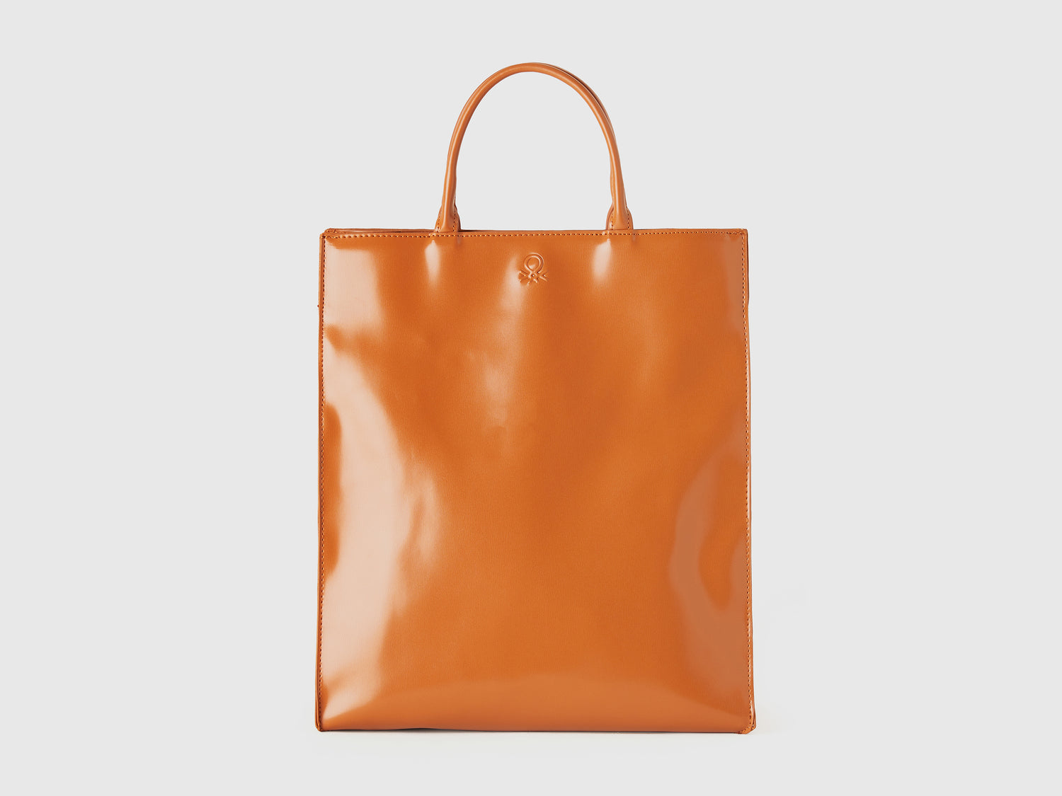 Shopping bag effetto opaco da donna bruciato | Benetton Outlet