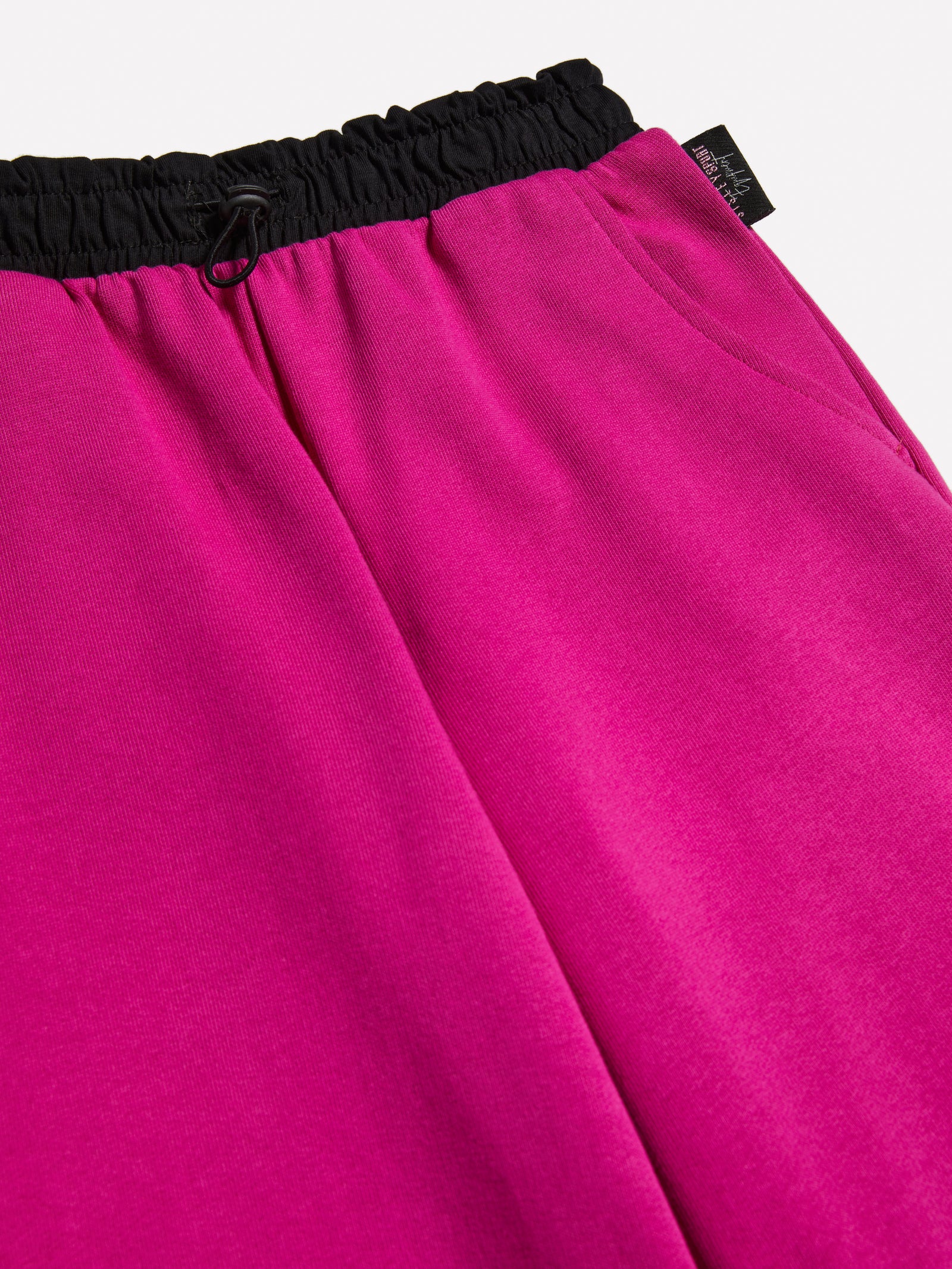 Joggers in felpa buggy fit da bambina fucsia 2 | Sisley young Outlet
