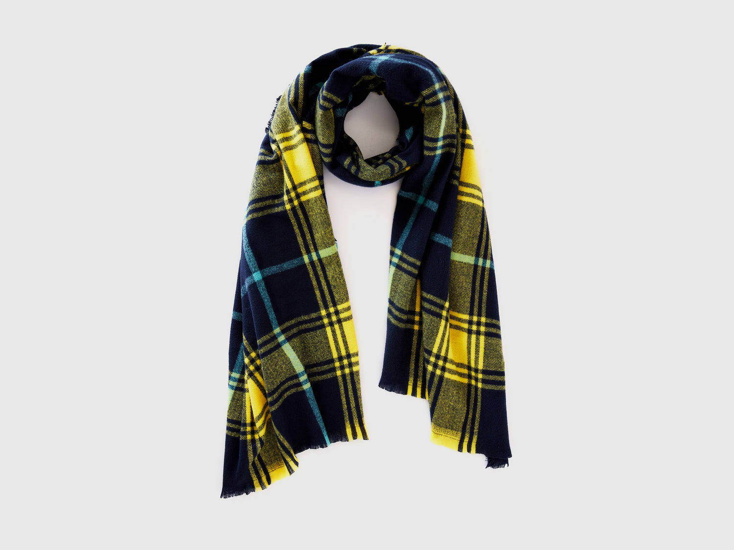 Sciarpa tartan da uomo multi-color | Benetton Outlet