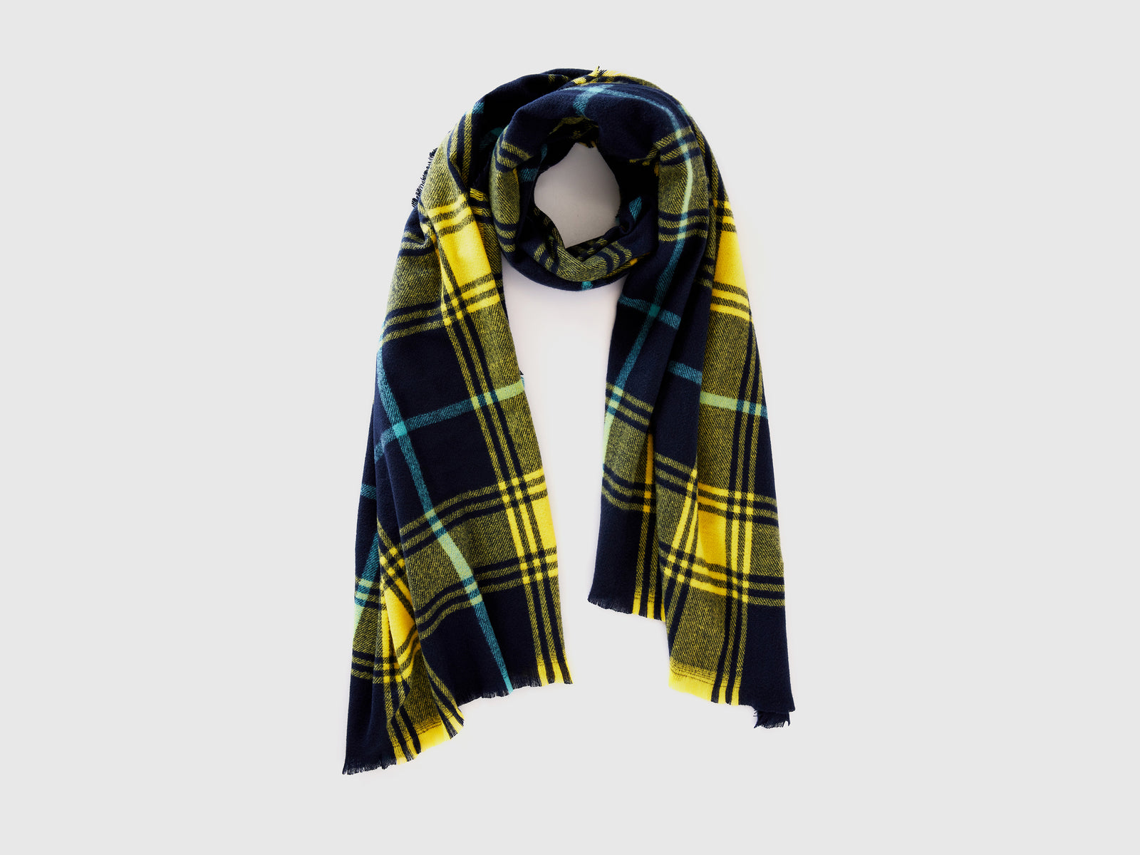 Sciarpa tartan da uomo multi-color | Benetton Outlet