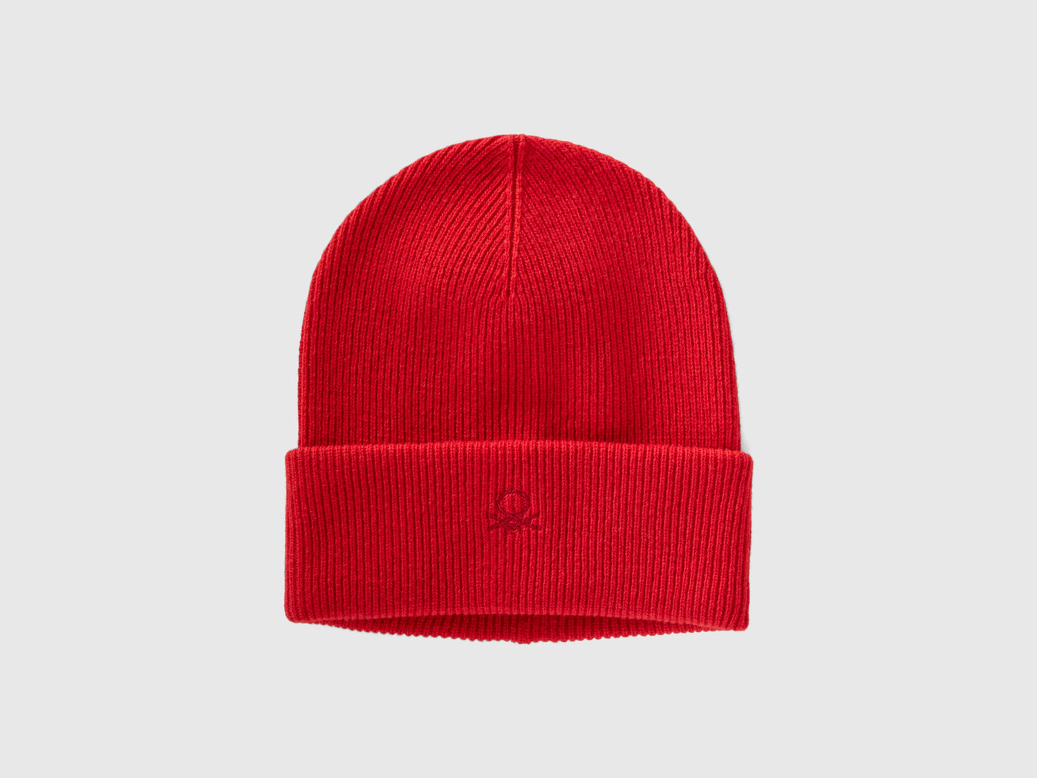 Berretto in misto lana da bambino rosso | Benetton Outlet