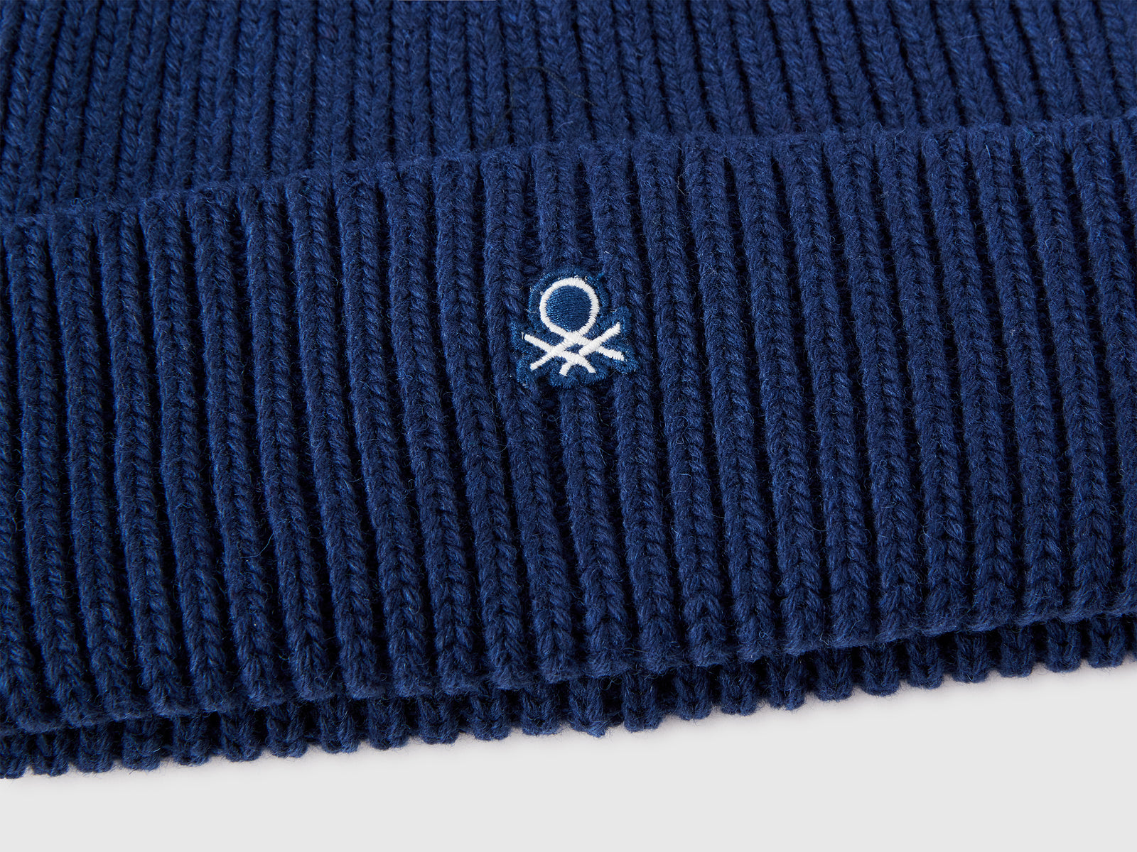 Cappello in misto lana da uomo blu scuro 3 | Benetton Outlet