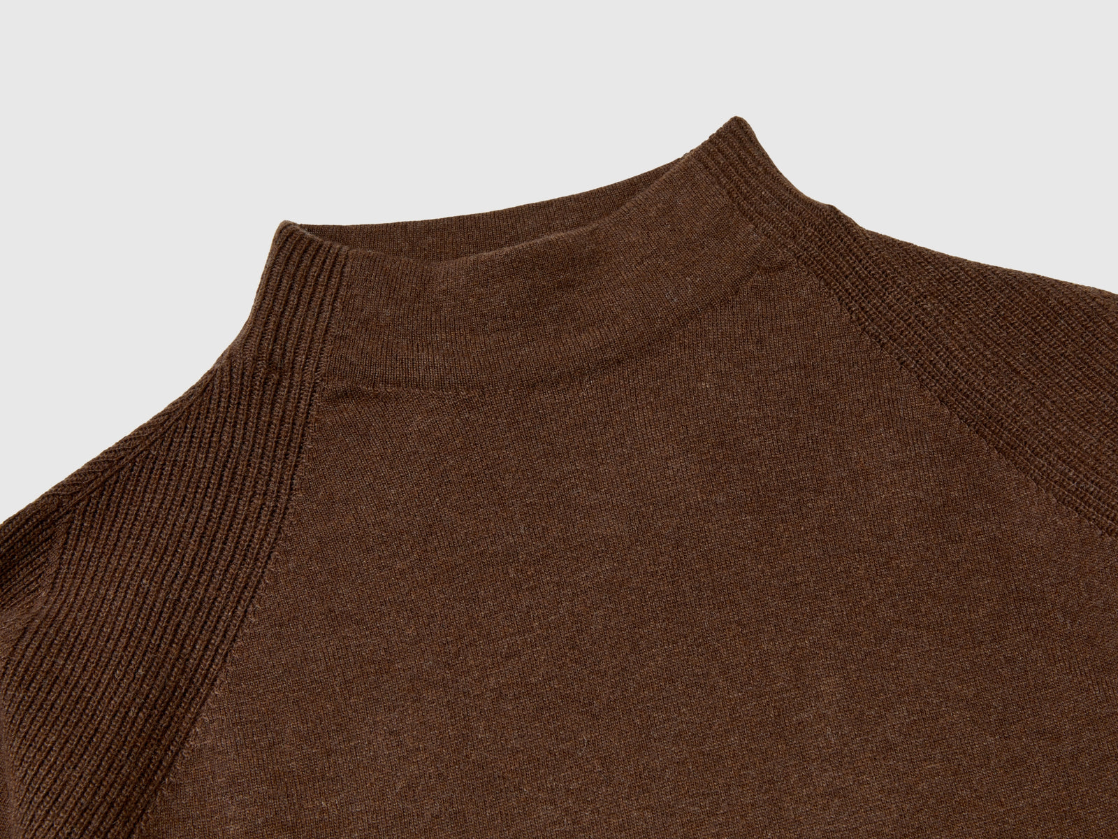 Maglione in misto cashmere da donna marrone scuro 3 | Benetton Outlet