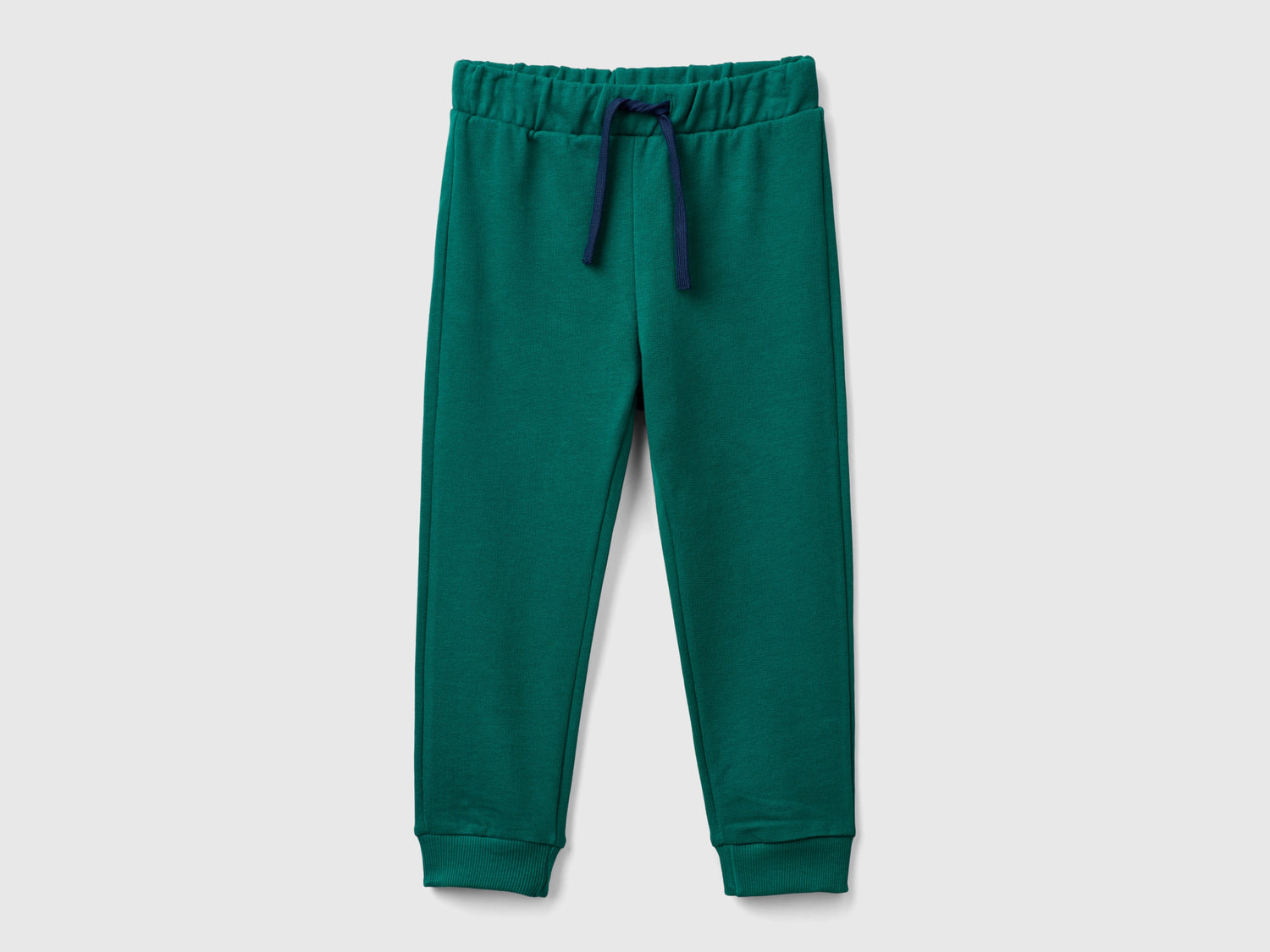 Pantaloni in felpa con taschino da bimbo verde scuro | Benetton Outlet