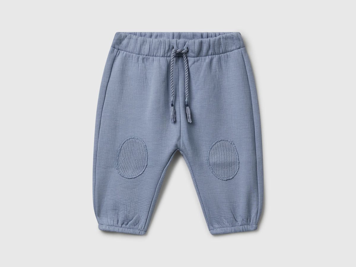 Pantaloni in cotone con patch