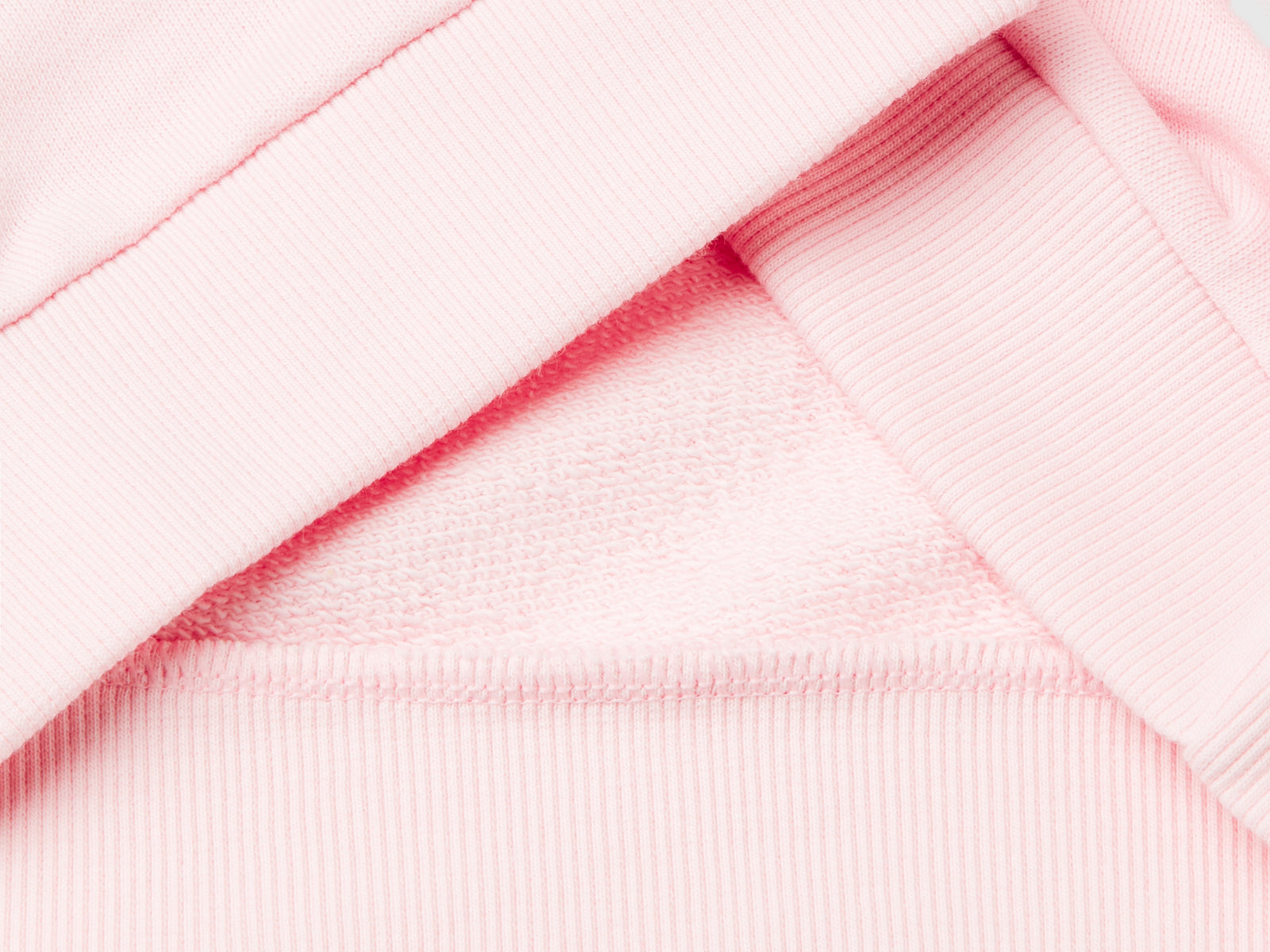 Tuta in felpa con logo da bimbo rosa 4 | Benetton Outlet