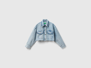 Giubbino di jeans cropped