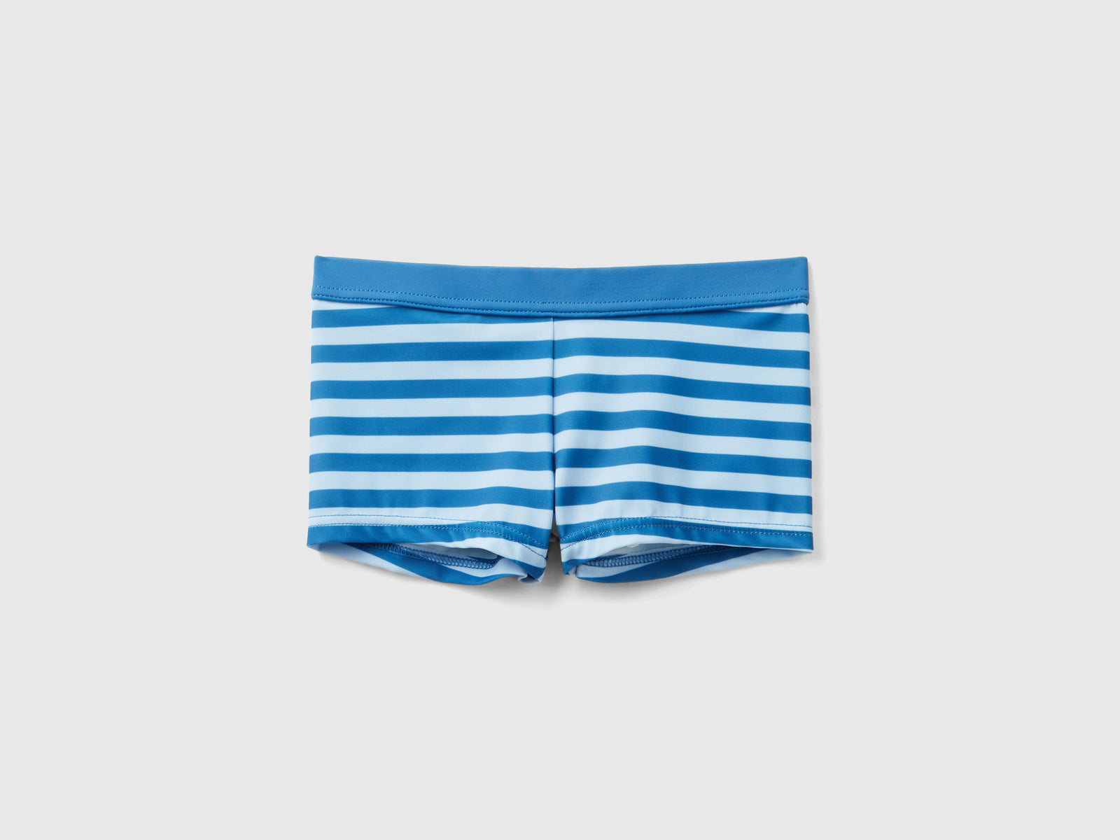 Boxer mare a righe da bambino azzurro | Benetton Outlet