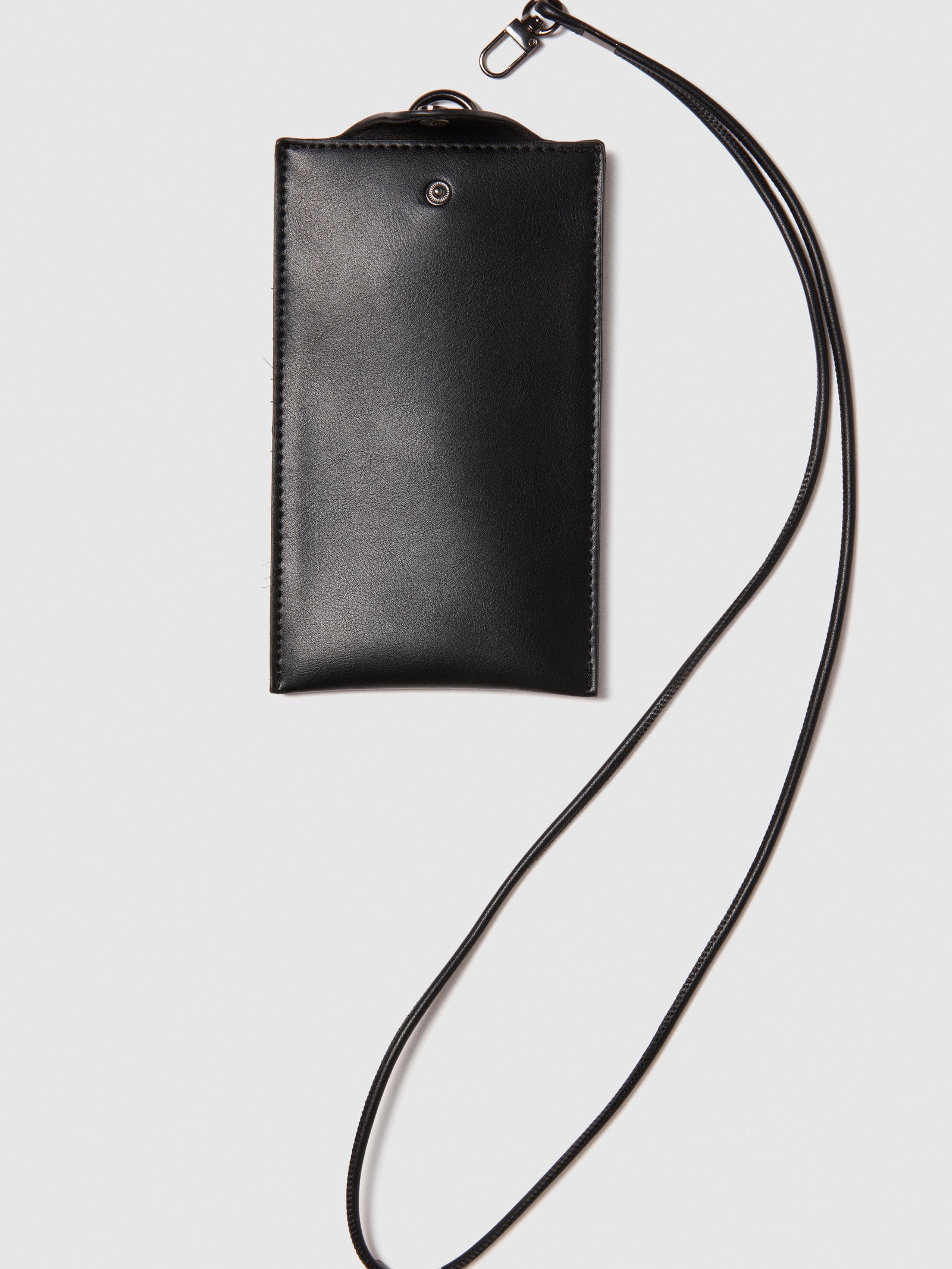 Porta cellulare da collo da uomo nero 3 | Sisley Outlet