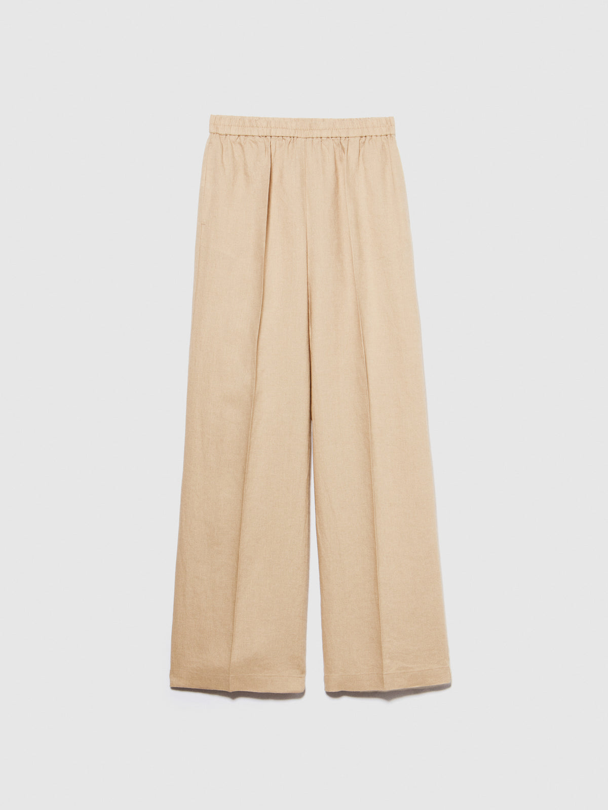 Pantaloni flare fit 100% lino