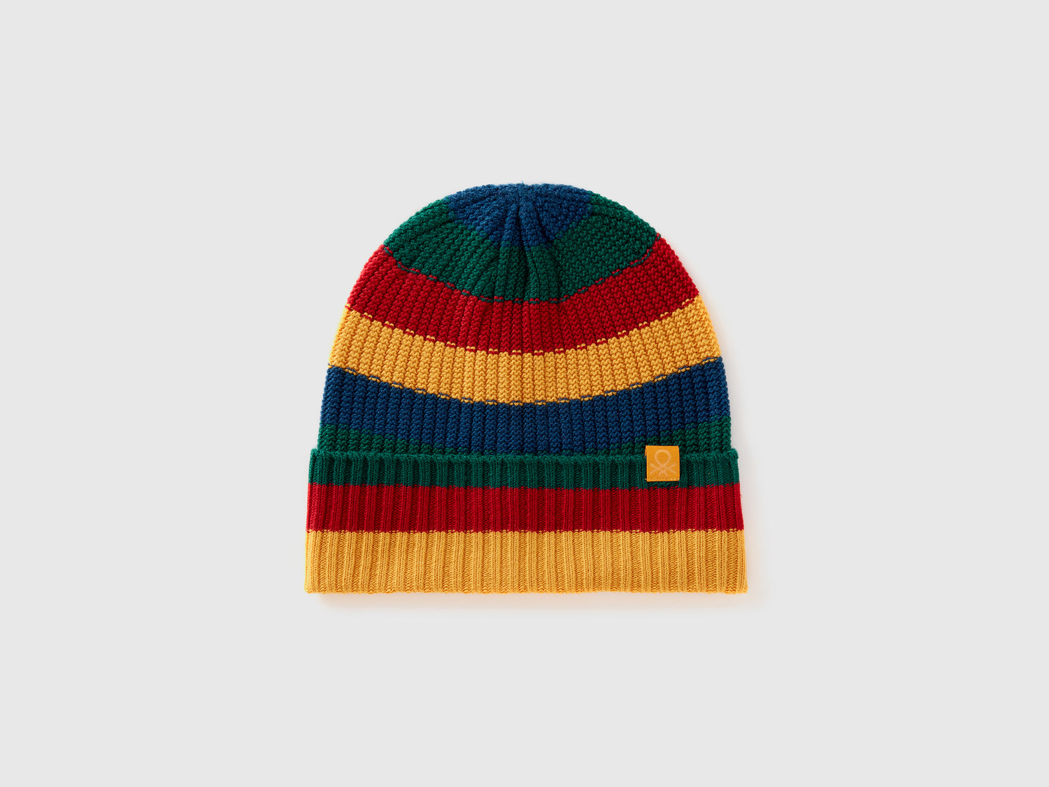 Cappellino in maglia a righe da bambino multi-color | Benetton Outlet