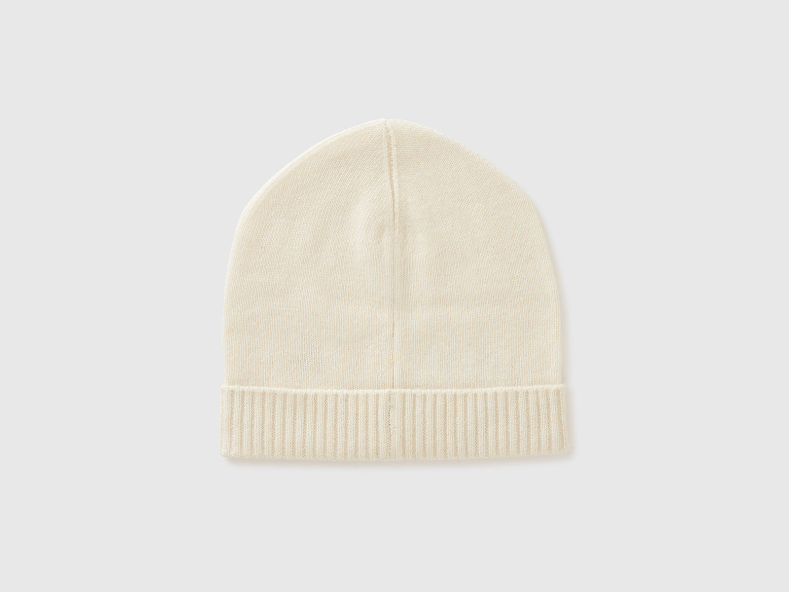 Cappello in misto cashmere da donna bianco panna 2 | Benetton Outlet
