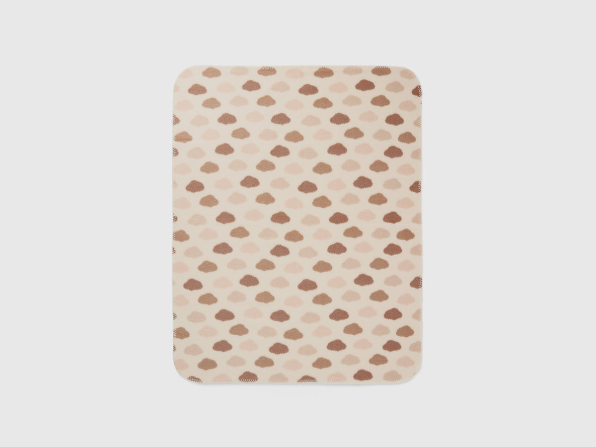 Coperta in pile con stampa nuvole
