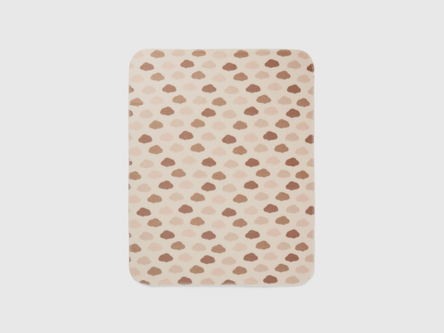 Coperta in pile con stampa nuvole da neonato multi-color | Benetton Outlet