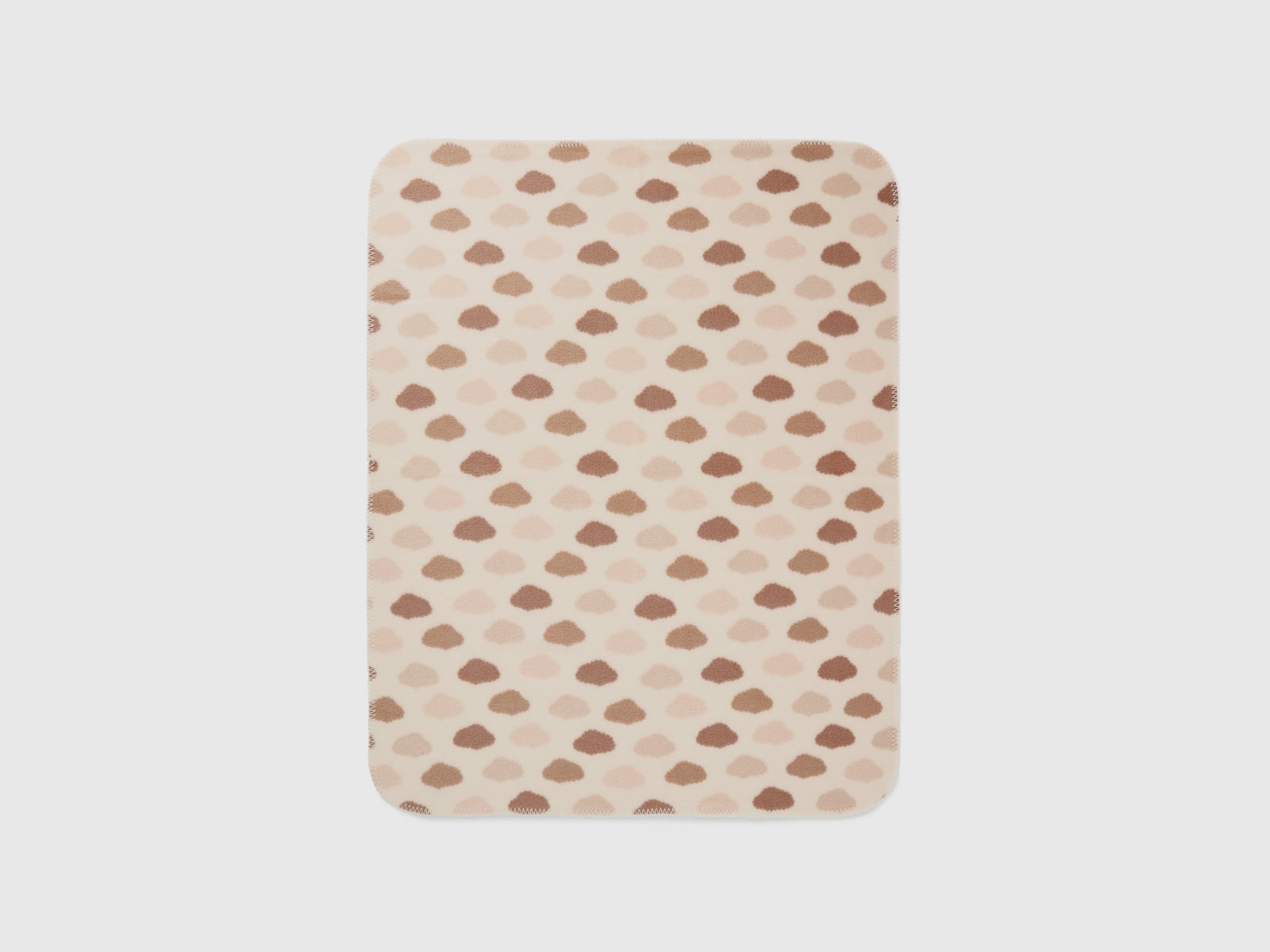 Coperta in pile con stampa nuvole da neonato multi-color | Benetton Outlet