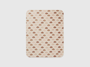 Coperta in pile con stampa nuvole