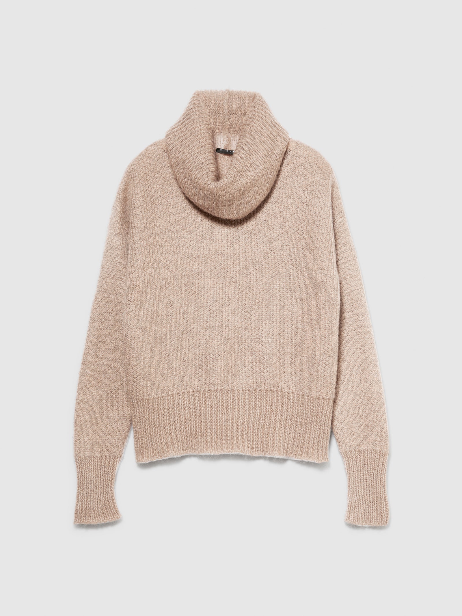 Maglia con maxi collo da donna beige | Sisley Outlet