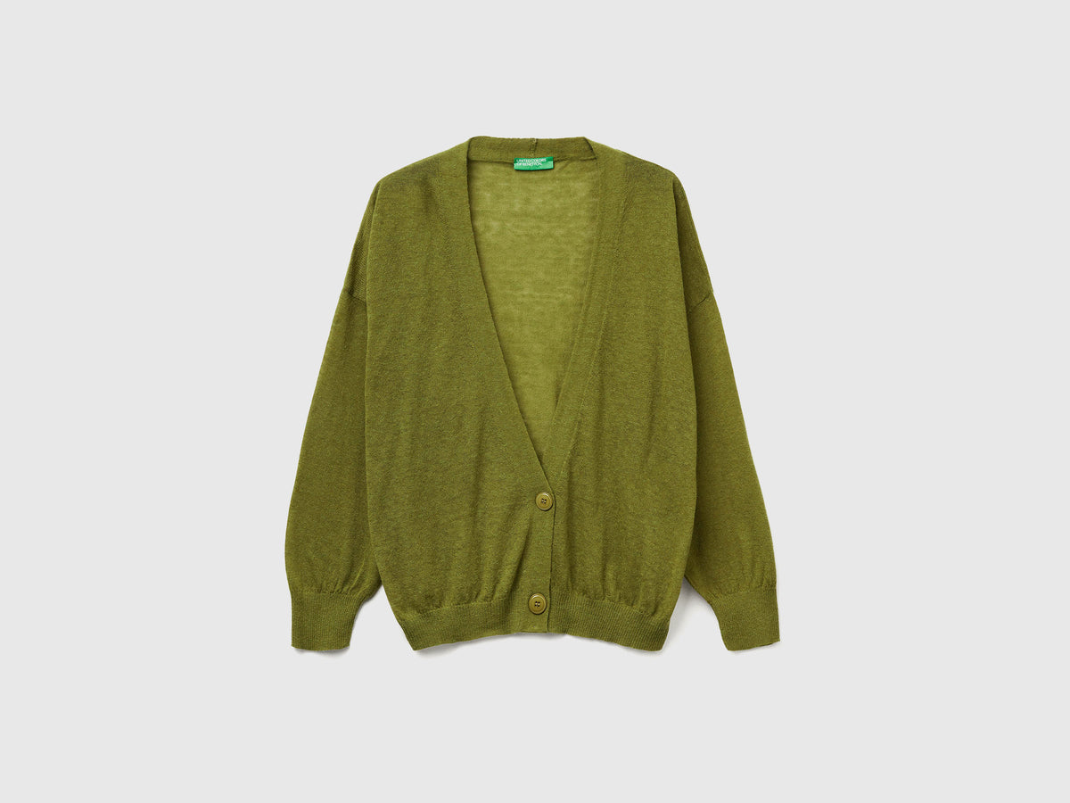 Cardigan leggero in misto alpaca