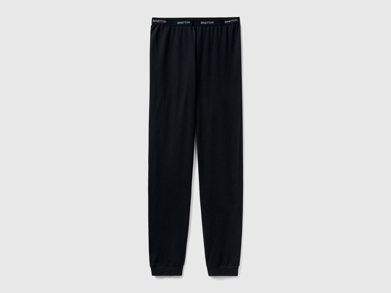 Pantaloni con elastico logato da donna nero | Benetton Outlet