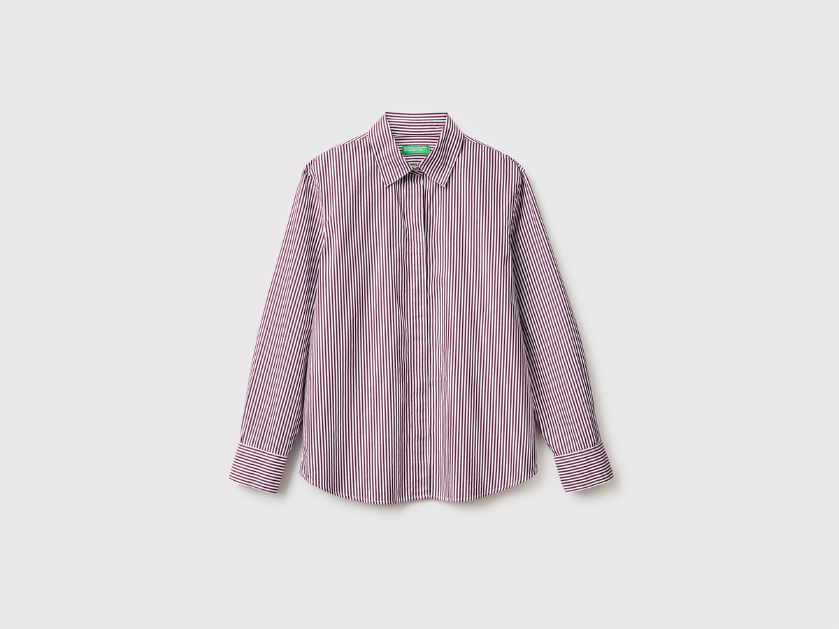 Camicia a righe verticali