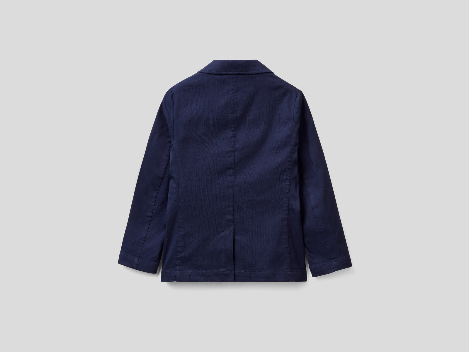 Blazer in cotone elasticizzato da bambino blu scuro 2 | Benetton Outlet