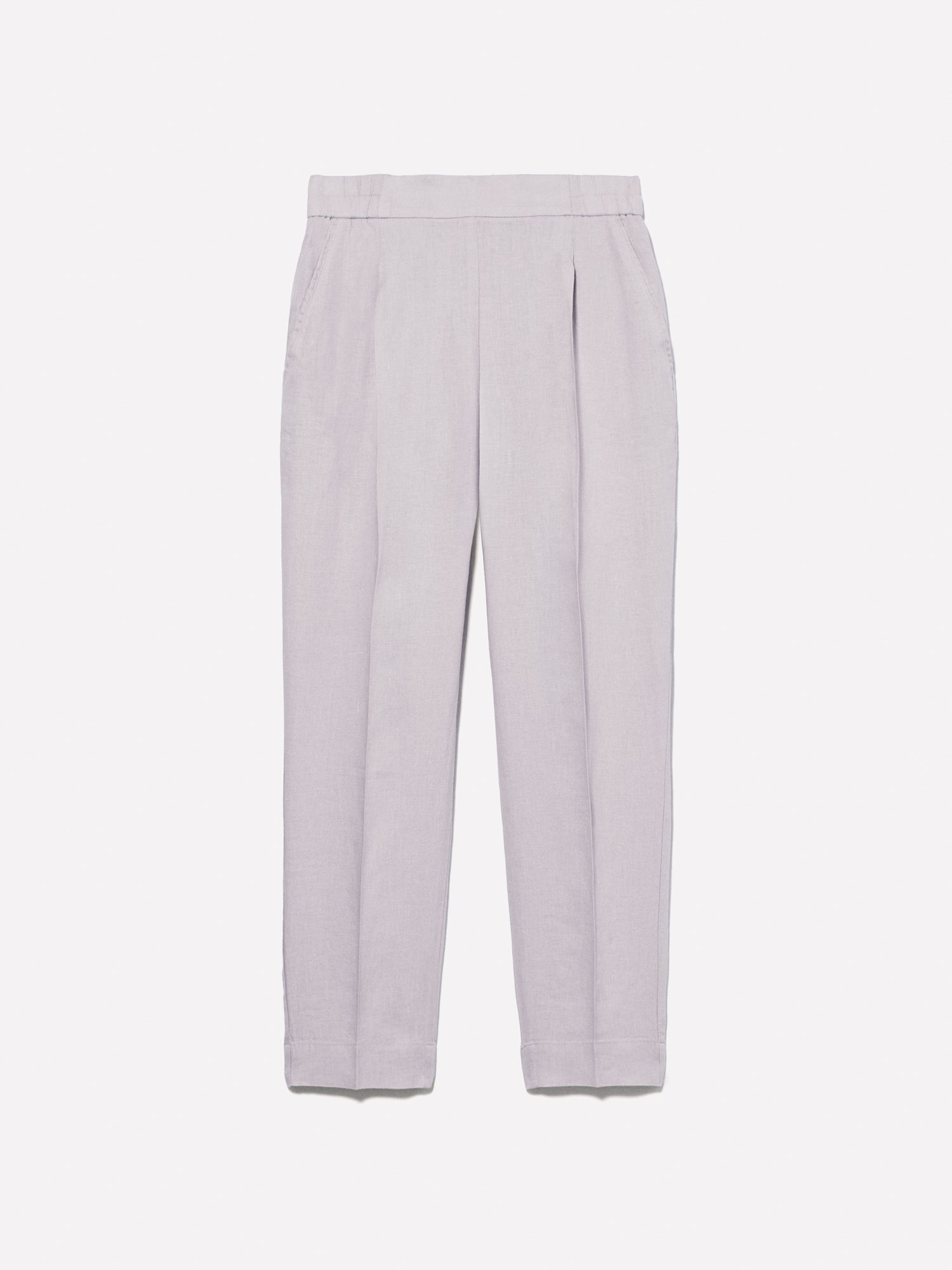 Joggers in 100% lino da donna grigio chiaro | Sisley Outlet