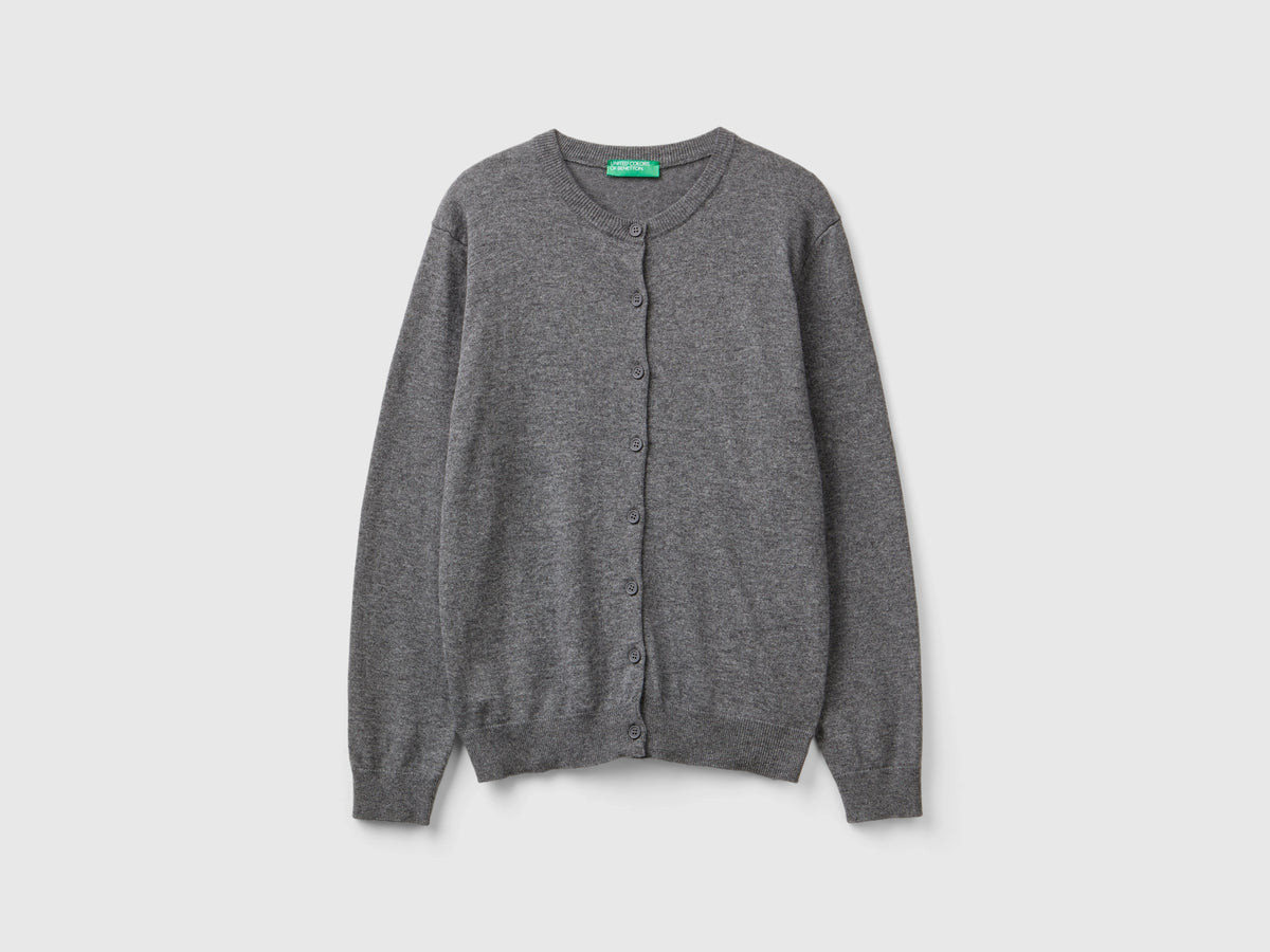 Cardigan in misto lana e cashmere
