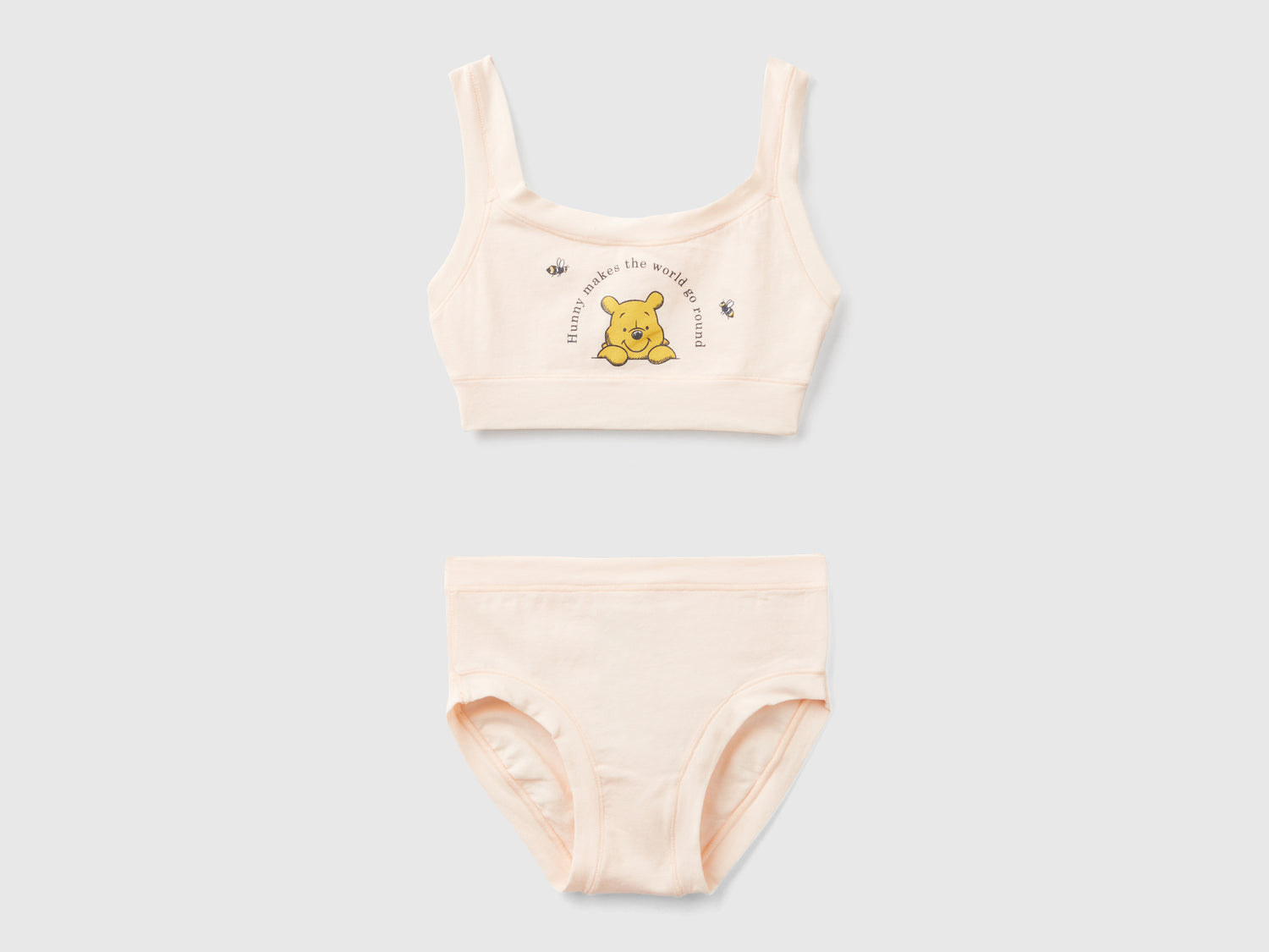 Completo top e slip ©Disney Winnie the Pooh da bambina pesca | Benetton Outlet